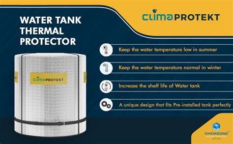 Chemzone Climaprotekt Liters Water Tank Insulation Cover Water