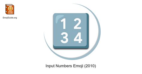 input numbers emoji meaning pictures codes