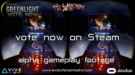 Evolution Pinball Vr The Summoning Vr Game Play Footage Youtube