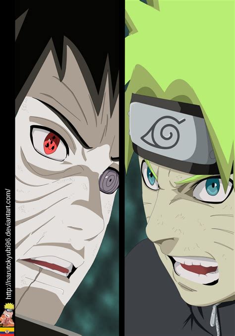 Naruto 612 Naruto vs Obito by Narutokyubi96 on DeviantArt