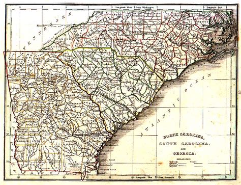 Map Of Georgia And North Carolina – The World Map