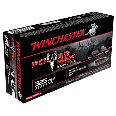 Winchester Wsm Gr Power Max Bonded Reloading Unlimited