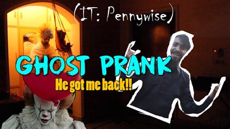 Ghost Prank On Jaanuhadi Pennywise It Clown Prank Plot Twist