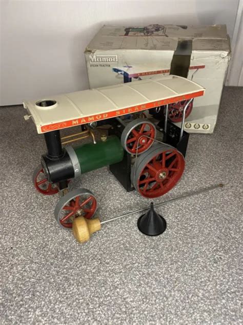 Live Steam Mamod Te A Traction Engine Model Boxed With Accessories