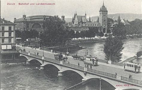 Zürich Bahnhof und Landesmuseum belebt tram Kaufen auf Ricardo