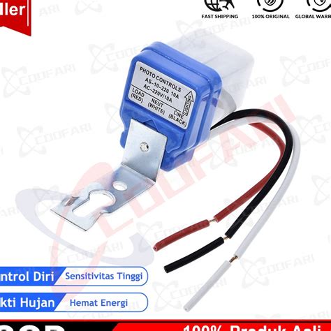 Jual J Rt Photocell Fotosel Sensor Cahaya Lampu Led Saklar Otomatis