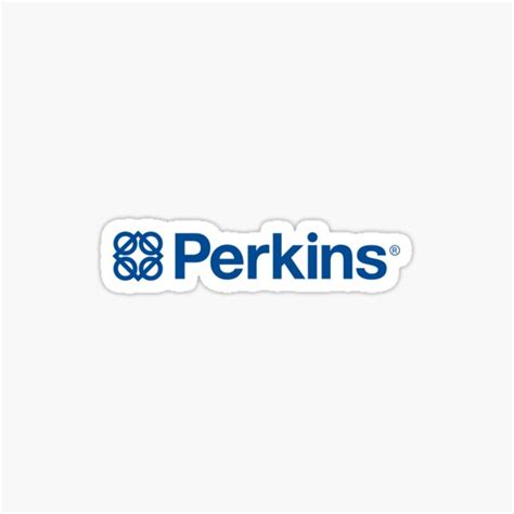 "Perkins Engines Logo" Sticker for Sale by GERKESCANIA98 | Redbubble