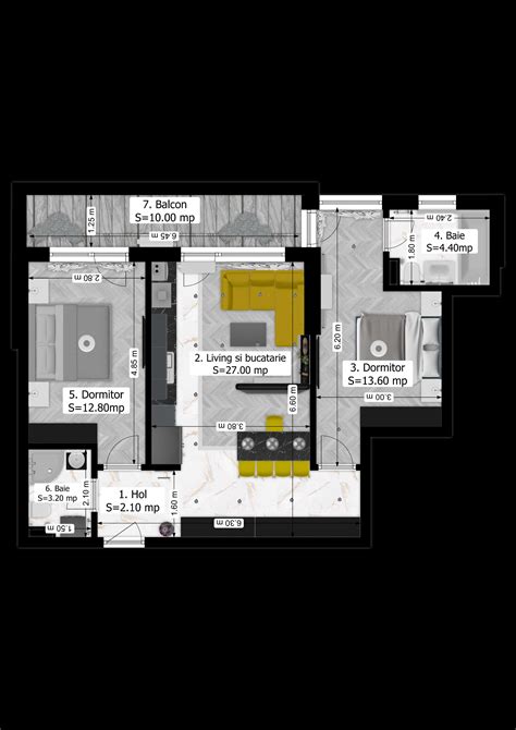 Oxy Residence Apartament Cu Camere Tip A Mobilat I Utilat