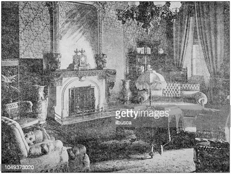 Antique Photograph Green Room At The White House Washington Usa High ...