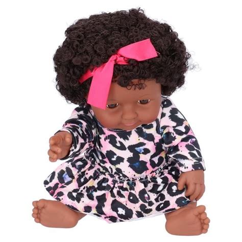 Akozon Poup E R Aliste In Noir B B Fille Poup E Afro Cheveux