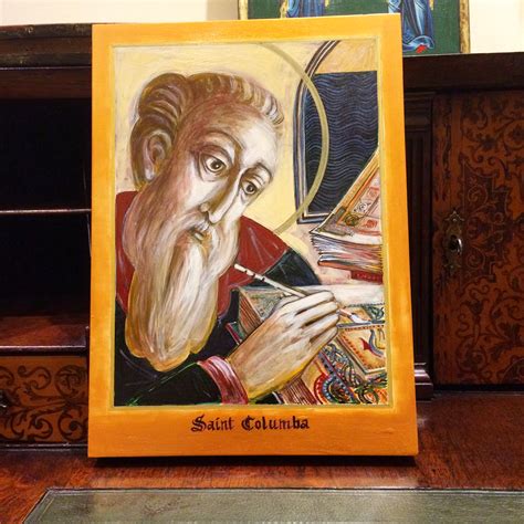 St Columba – Large Icon – Mull Monastery Book Store