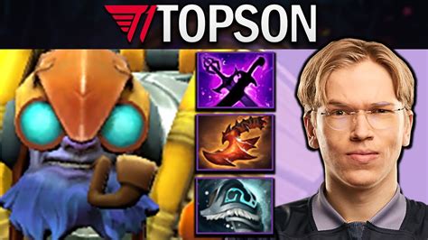 Tinker Dota 2 Gameplay T1 Topson With Overwhelming Blink Shivas