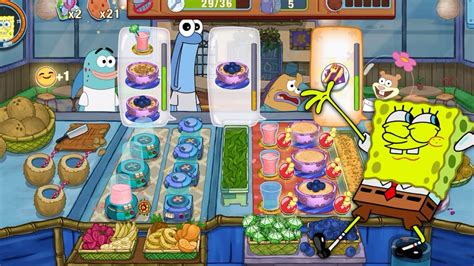 Spongebob Get Cooking Spongebob Serving Fast In Juice Bar Level Level