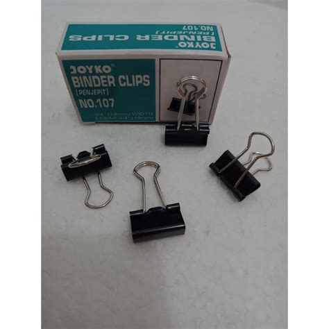 Jual Binder Clip No 107joyko Penjepit Kertas No107 Shopee Indonesia