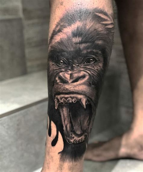 Aggregate More Than 75 Tattoo Of Gorilla Super Hot In Coedo Vn