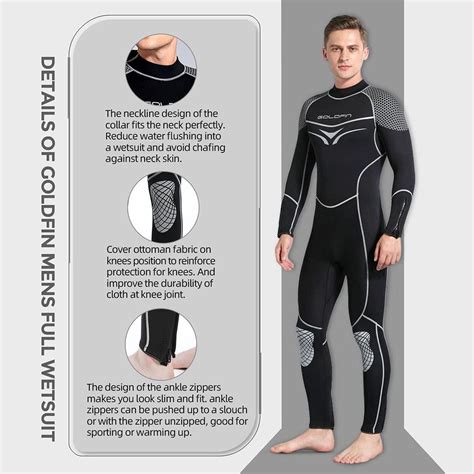 Goldfin Women Wetsuit Men 3mm Neoprene Diving Suit Thermal Shorty