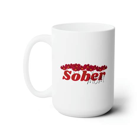 Sober Mom Coffee Mug Warriornarcotics Anonymousrecovery Sobriety