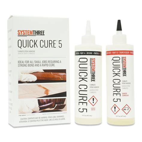 Quick Cure Epoxy Glue - System Three Resins – Go Industrial