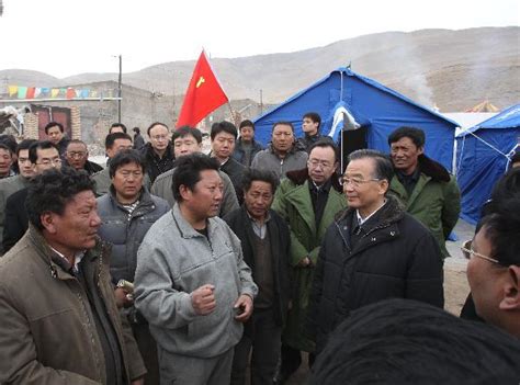 Premier Continued Visit In Quake Hit Yushu China Org Cn