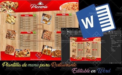 Plantilla Para Men De Restaurante Gratis Editable En Word Men S