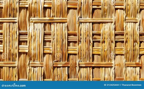 2D Rattan Texture Pattern Ai Generated Stock Illustration