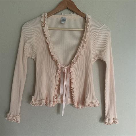 Womens Pink Cardigan Depop