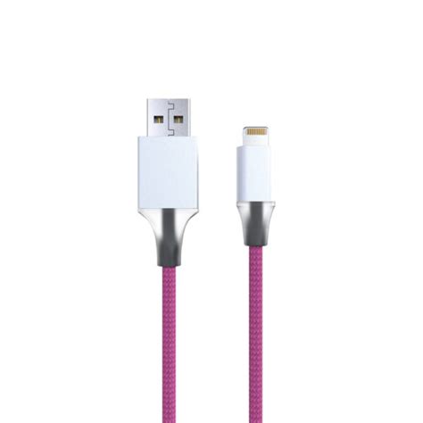 Laser M Mfi Lightning To Usb A Cable Pack Nylon Braid Rainbow