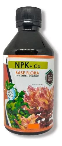 Fertilizante Líquido Npk ca Baseflora 500ml Aquário Plantado MercadoLivre