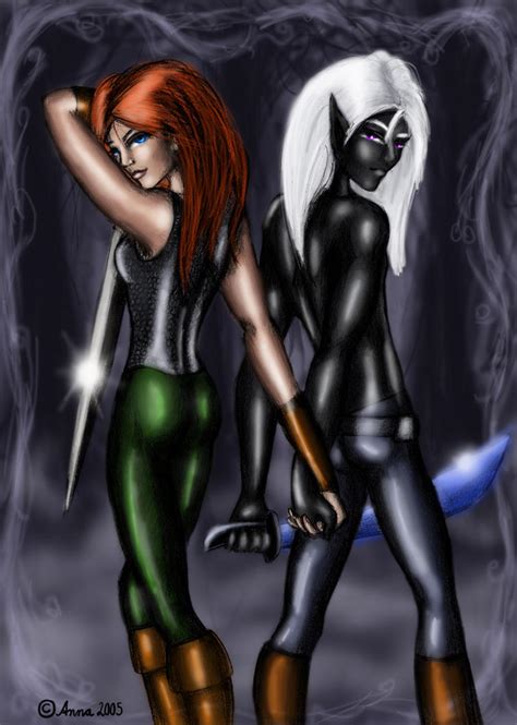 Drizzt-Catti sparring by Zardra on DeviantArt