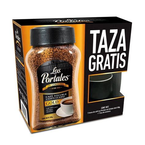 Café soluble Los Portales de Córdoba Gold 180 g 1 taza Walmart