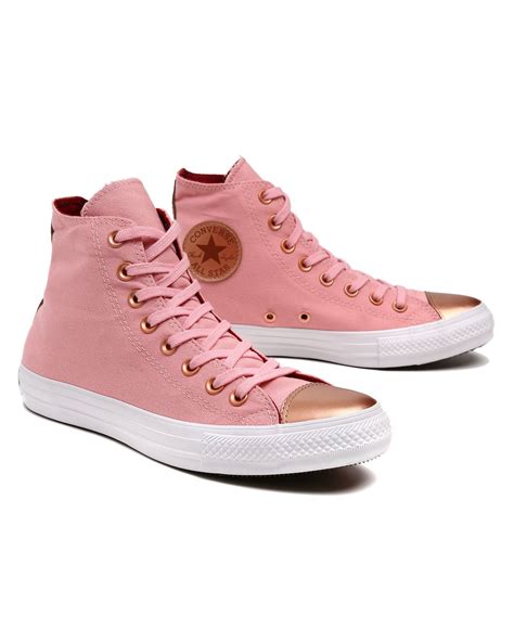 Riachuelo Tênis Converse All Star Chuck Taylor Cano Alto Lona Rosa