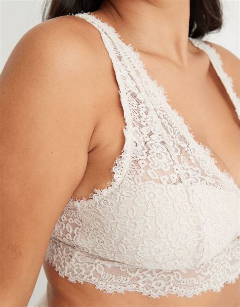 Bralette Aerie Eyelash Lace Acolchado Escotado Compra Online