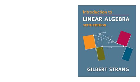 Introduction To Linear Algebra 6th Edition 02 SIXTH EDITIONSIXTH