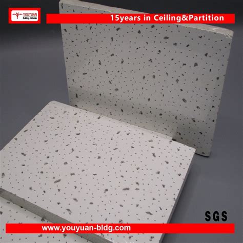 Suspended False Ceiling Sound Insulation Acoustic Mineral Fibre Mineral