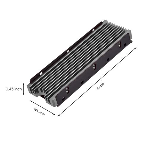 Buy M.2 2280 SSD Heatsink, PCIE NVME or SATA M.2 2280 SSD Double-Sided ...