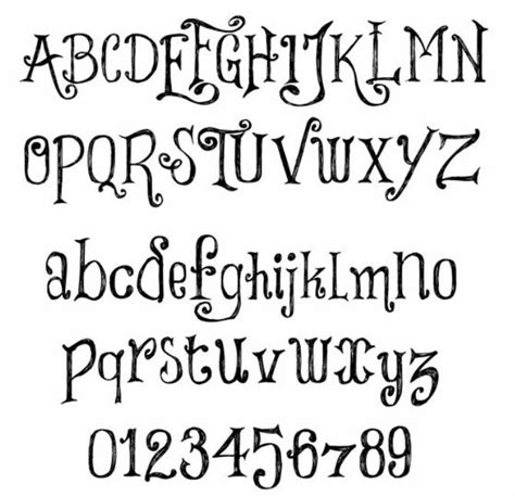 abcs upper  case  numbers lettering styles alphabet