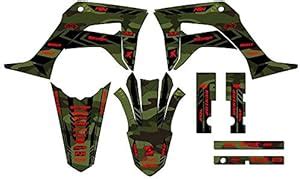 Amazon 2019 2023 CRF 125 Apache Green Senge Graphics Base Kit