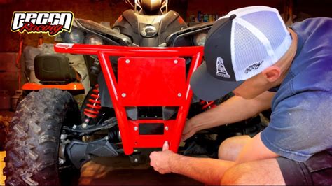 Cecco Racing Bulldozer Bumper Install 2021 Canam Renegade 1000 Xxc Youtube