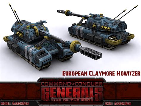 Eca Claymore Howitzer Image Rise Of The Reds Mod For C C Generals