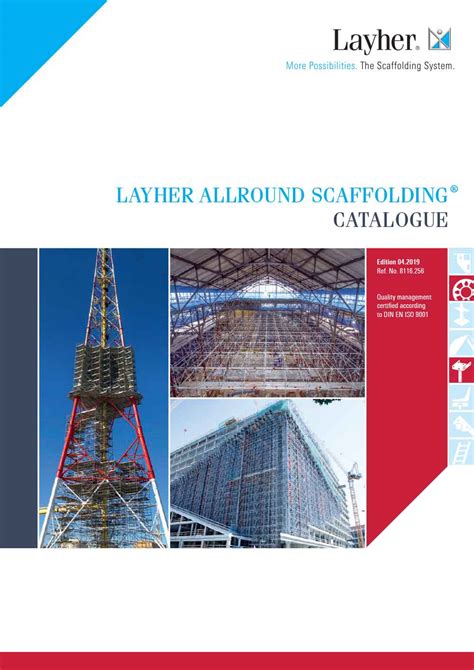 Allround Aluminium Layher The Scaffolding System