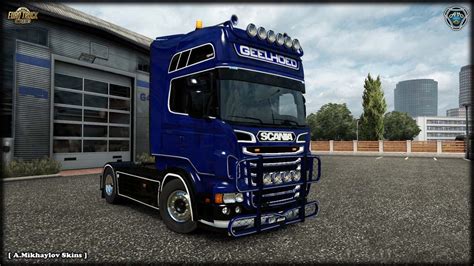 Scania Geelhoed Kit Skin Lightbox ETS2 Mods Euro Truck 13932 Hot Sex