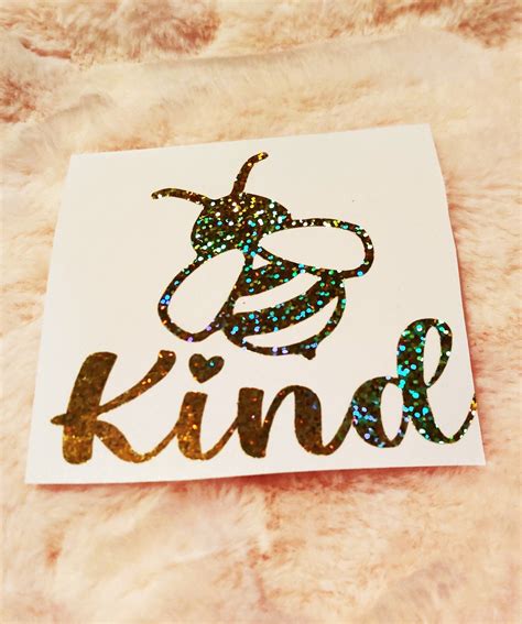 Bee Kind Bee Kind Sticker Bee Decal Bee Sticker Cute - Etsy