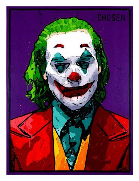 Joker Painting By Chosen Art Saatchi Art