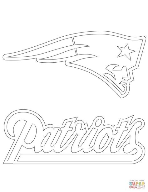 The New England Football Team Logo Is Shown In Black And White With