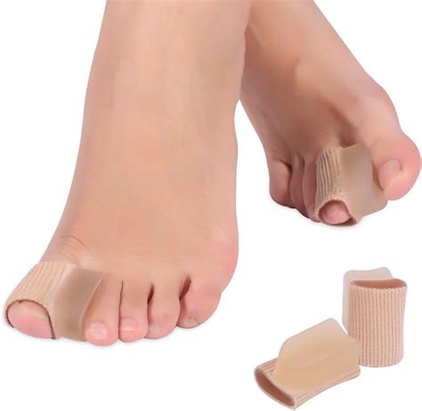 Doact Separador De Dedo Piezas Gel Toe Alisador Corrector De Hallux