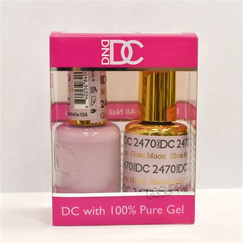 DND DC Duo Soak Off Gel Matching Nail Polish 2470 Gloss Moon