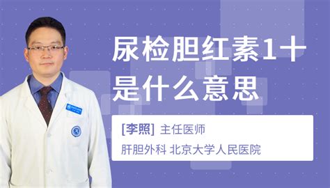 尿胆红素1十严重吗 尚医健康