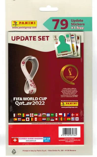 PANINI FIFA WORLD Cup Qatar 2022 Oryx Edición Conjunto De Mejora 79