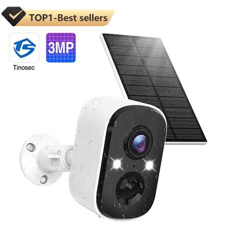 Tinosec Ma Wifi System Security Surveillance Solar Panel Power