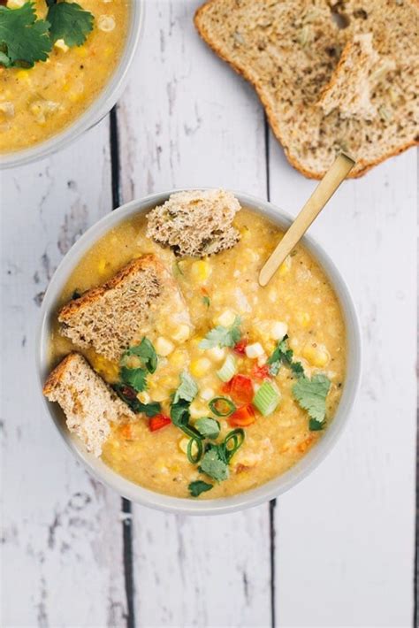 Creamy Vegan Corn Chowder Crazy Vegan Kitchen